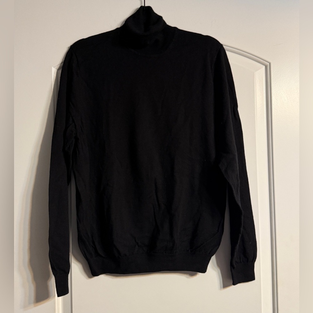 Brooks‎ Brothers Classic Black Turtleneck Sweater